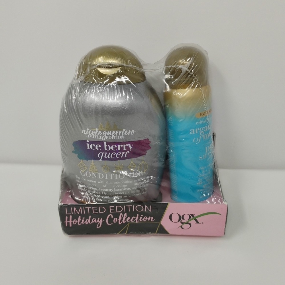 Ogx Ice Berry Queen Conditioner & Argan Oil Of Moroco Dry Shampoo Limited Ed Set
